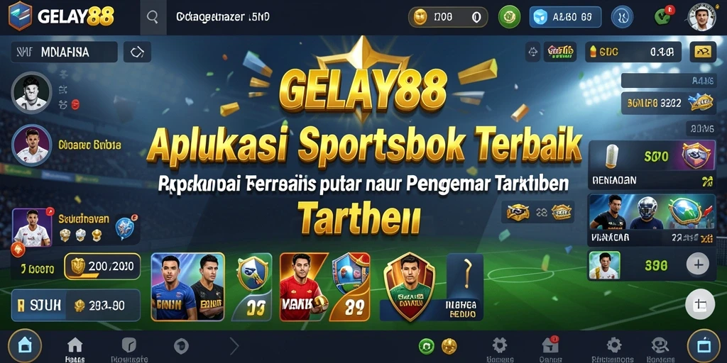 Tampilan depan gameplay menarik dengan berbagai pilihan taruhan.