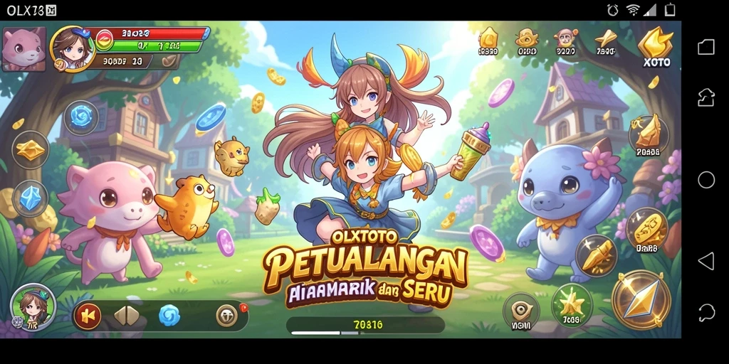 Screenshot utama OLXTOTO menampilkan gameplay anime yang mengasyikkan.