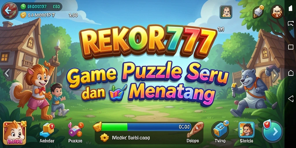 Tangkapan layar gameplay REKOR777 menampilkan tantangan Puzzle yang menarik.