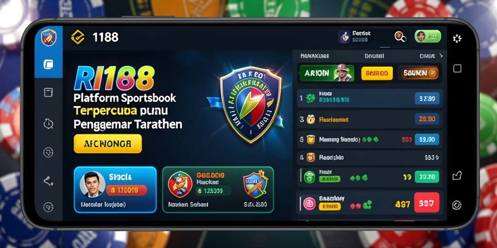 Tampilan gameplay Sportsbook di RI188 yang menarik dan interaktif.